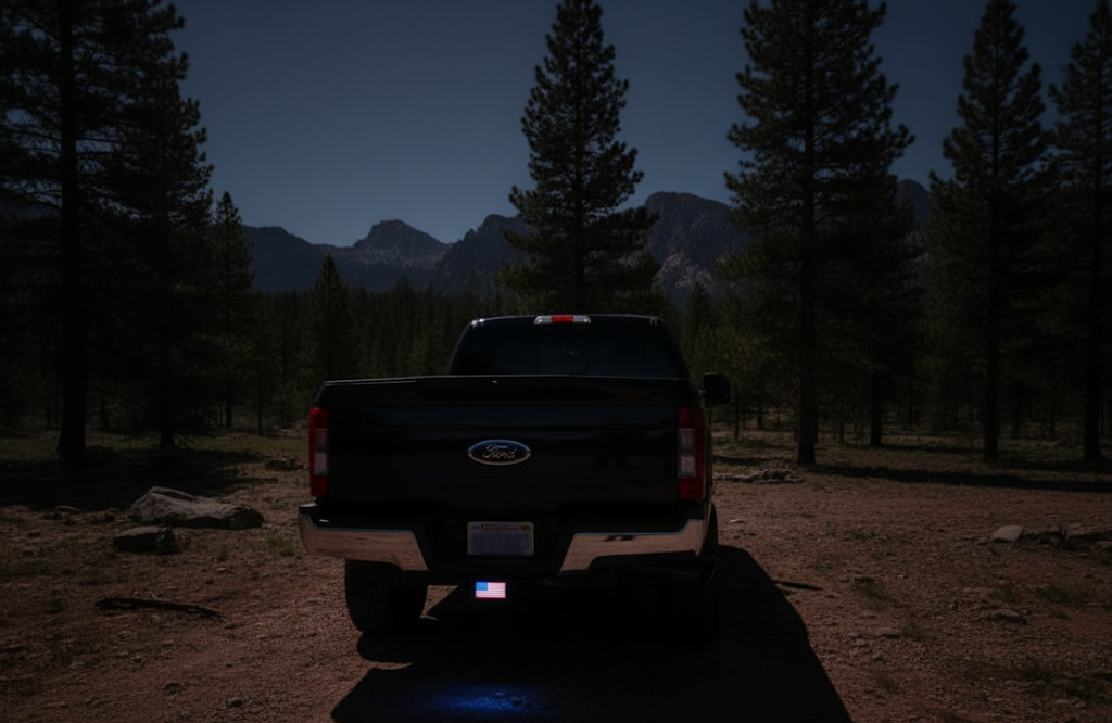 Patriot Edition USA Flag Hitch Cover – LED Light Up